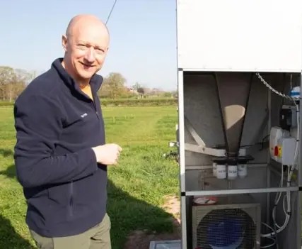 Professor Tom Pope said the tower at Harper Adams University was ready to start collecting insects