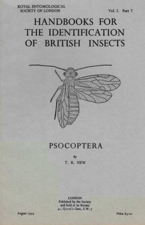 Cover of Psocoptera, RES Handbooks for the Identification of British Insects, Volume 1, Part 7