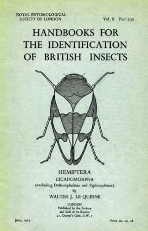 Cover of Hemiptera - Cicadomorpha (excluding Deltocephalinae and Typhlocybinae), RES Handbooks for the Identification of British Insects, Volume 2, Part 2a