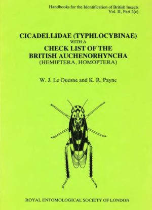 Cover of Cicadellidae (Typhlocybinae) with a checklist of the British Auchenorhyncha (Hemiptera, Homoptera)e, RES Handbooks for the Identification of British Insects, Volume 2, Part 2c