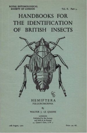 Cover of Hemiptera - Fulgoromorpha, RES Handbooks for the Identification of British Insects, Volume 2, Part 3