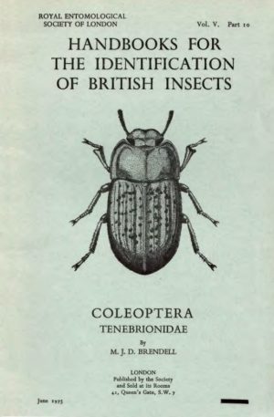 Cover of Coleoptera. Tenebrionidae RES Handbooks for the Identification of British Insects, Volume 5, Part 10