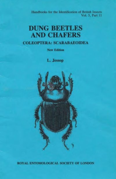 Cover of Dung Beetles & chafers - Coleoptera: Scarabaeoidea.RES Handbooks for the Identification of British Insects, Volume 5, Part 11 new edition
