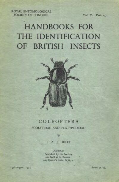 Cover of Coleoptera. Scolytidae and Platypodidae. RES Handbooks for the Identification of British Insects, Volume 5, Part 15
