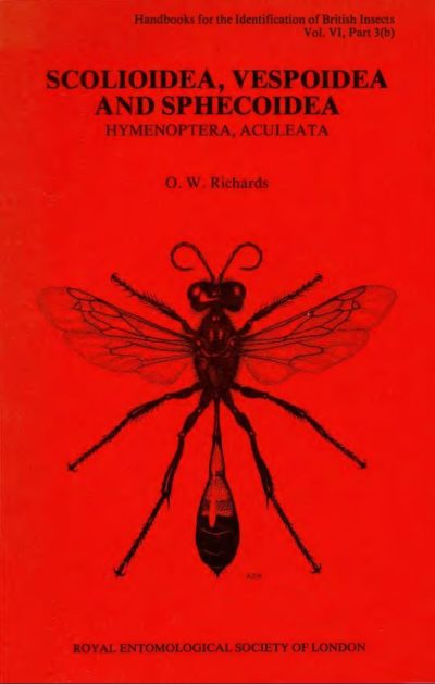 Cover of Hymenoptera – Bethyloidea (excluding Chrysididae). RES Handbooks for the Identification of British Insects, Volume 6, Part 3b