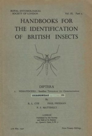 Cover of Diptera Nematocera families Tipulidae to Chironomidae, Chironomidae, RES Handbooks for the Identification of British Insects, Volume 9, Part 2 Chironomidae