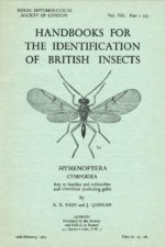 Cover of Hymenoptera Cynipoidea, RES Handbooks for the Identification of British Insects, Volume 8, Part 1a