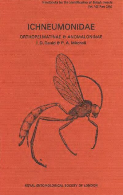 Cover of Hymenoptera Ichneumonidae Orthopelmatinae Anomaloninae, RES Handbooks for the Identification of British Insects, Volume 7, Part 2 b