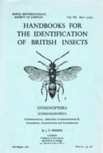 Cover of Hymenoptera Ichneumonoidea key to subfamilies Ichneumoninae II, Alomyinae, Agriotypinae Lycorininae, RES Handbooks for the Identification of British Insects, Volume 7, Part 2 aii