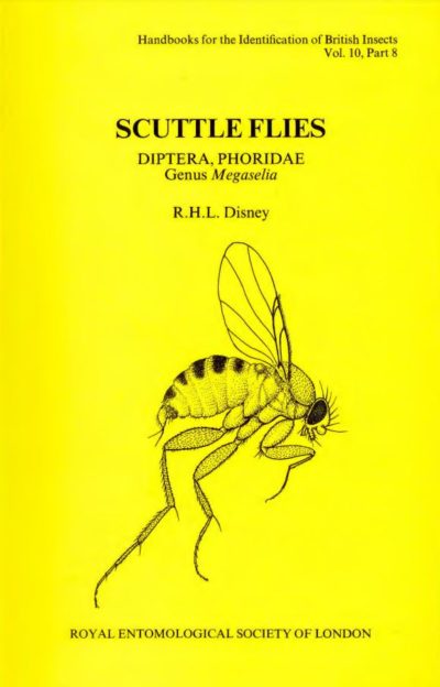 Cover of Scuttle Flies Diptera Phoridae Genus Megaselia RES Handbooks for the Identification of British Insects, Volume 10, Part 8