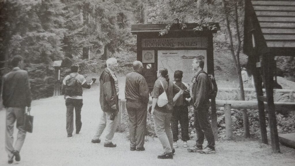 Esteemed members of the Society enjoying a country ramble