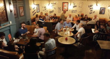 Ento19 teams hard at work during the pub quiz