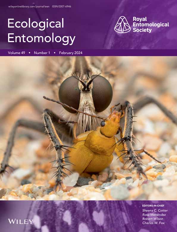 Cover of Ecological Entomology