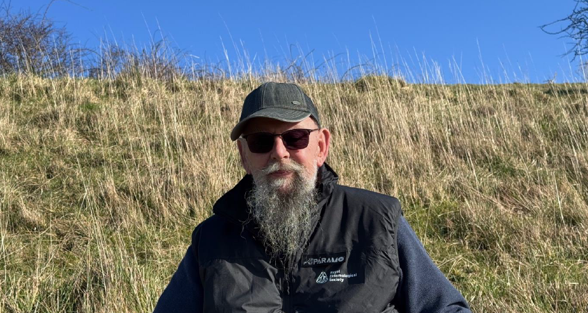 David Simcox wearing Paramo branded gillet