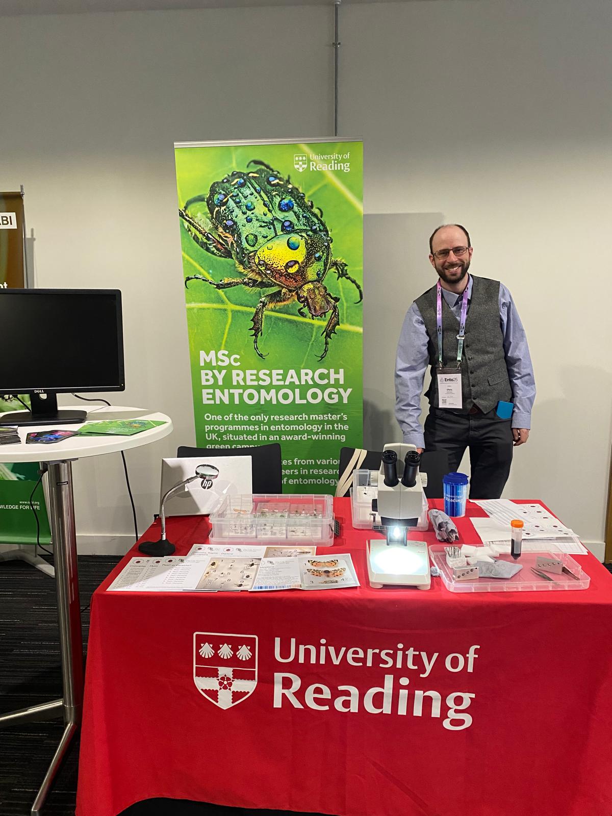 Ento25 Exhibitor - Uni Reading stand