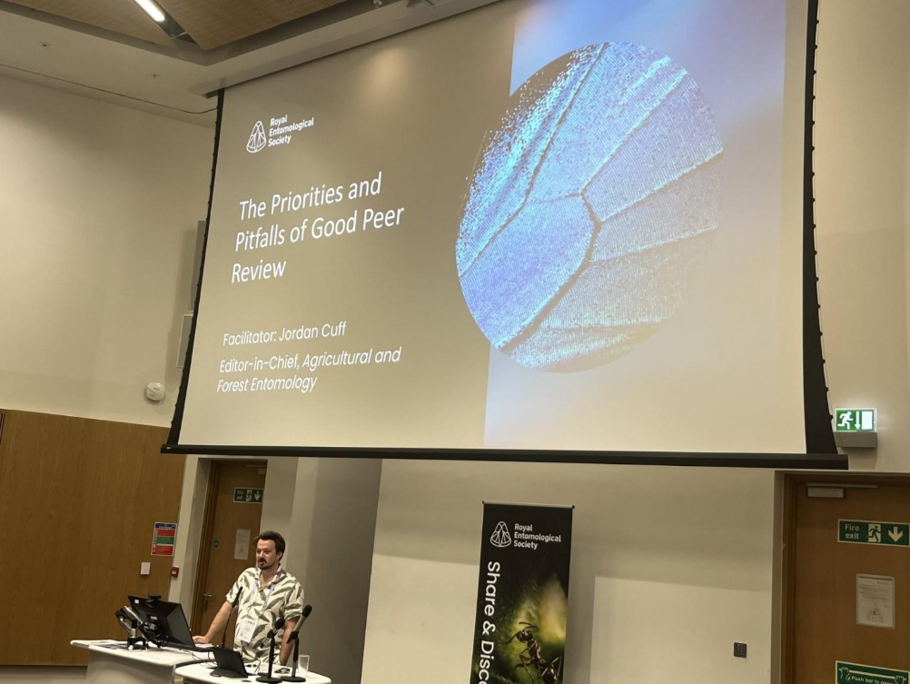 Jordan Cuff explaining the RES Open Data Policy and how to check data effectively when writing a review. 