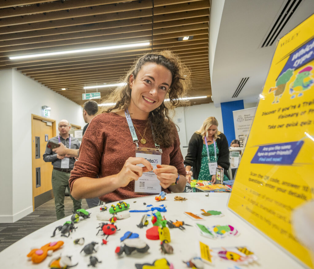 Gwendaelle Deconnick creating insect models at Ento25