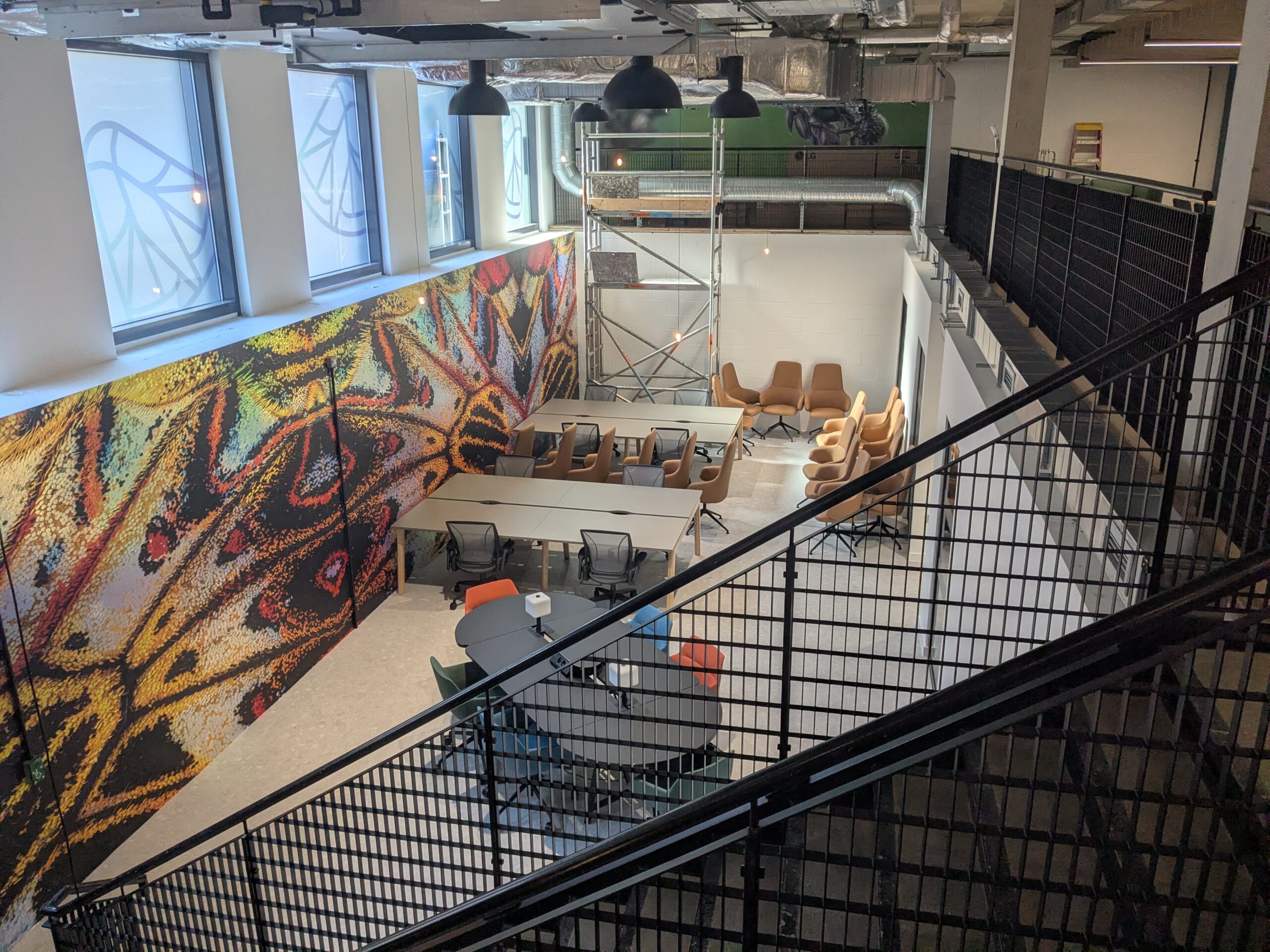 Wenlock Road, RES London HQ - View from the reception desk
