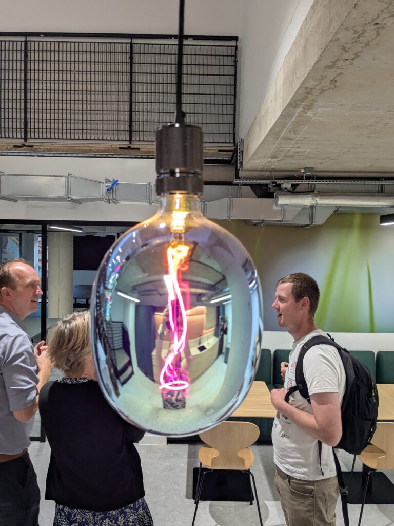 Wenlock Road, RES London HQ - People gathered in the space
