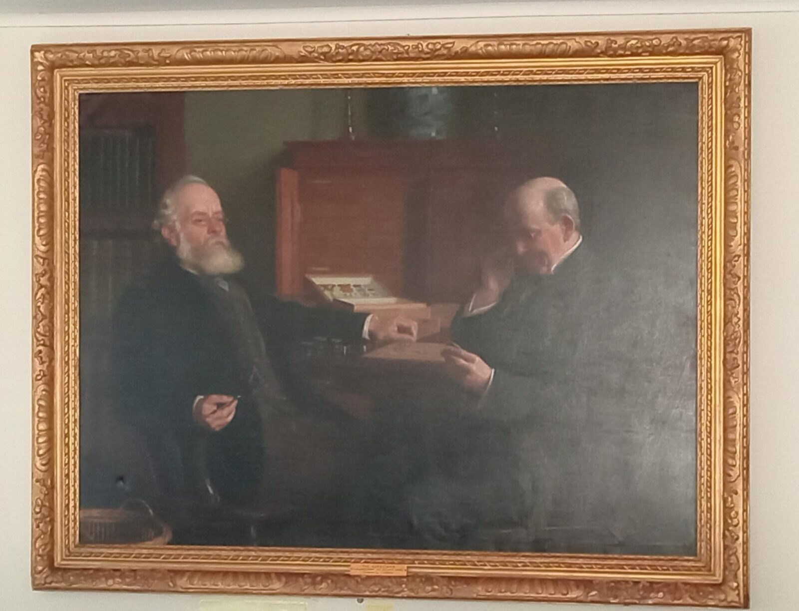 The Aurelians – the magnificent painting that hangs in the Council Room. ‘Aurelians’ is an archaic term for butterfly collectors and is derived from the golden colour of some chrysalids