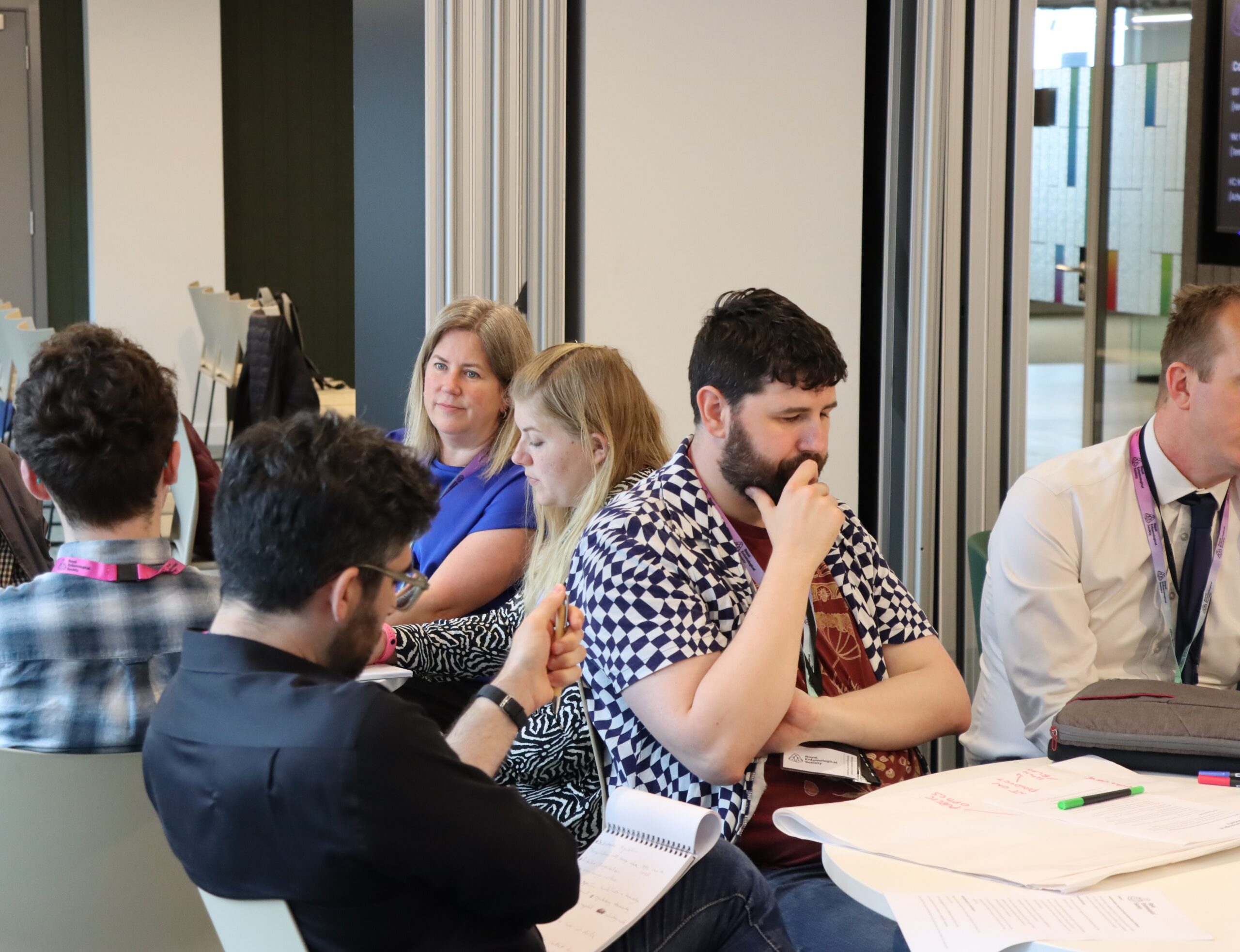 Delegates at a roundtable event discussing insect welfare codes of practice
