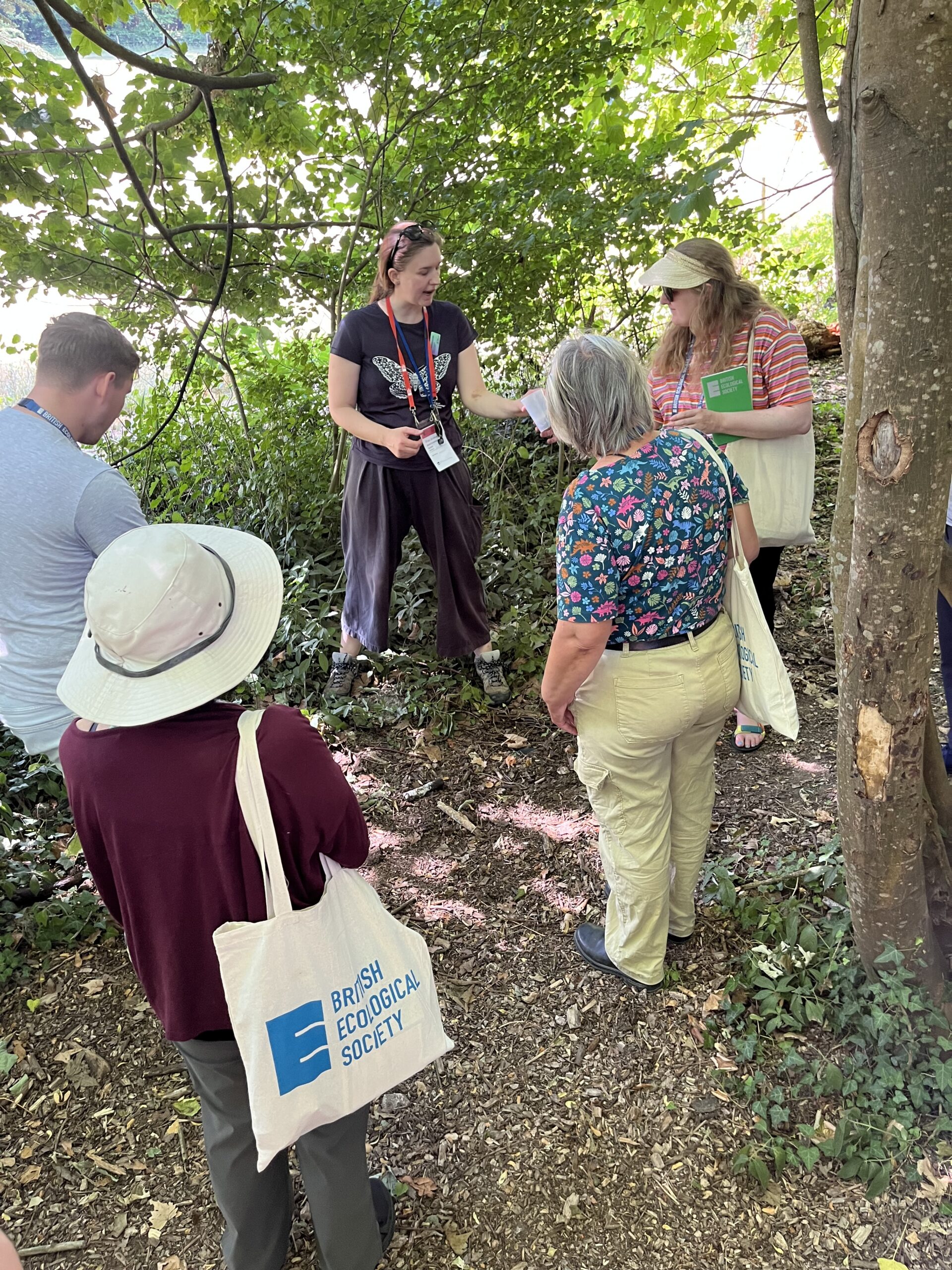 Fran Sconce entomology session at BES Undergraduate Summer School 2025
