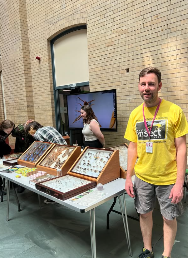 Insect Week team at Liverpool City Hub at a stand - Insect Week 2026