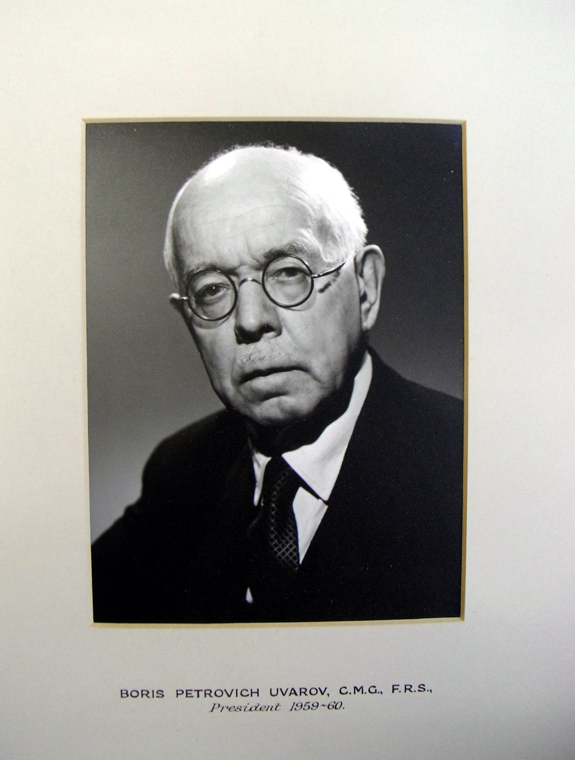 RES President Boris Petrovich Uvarov (1959-60)