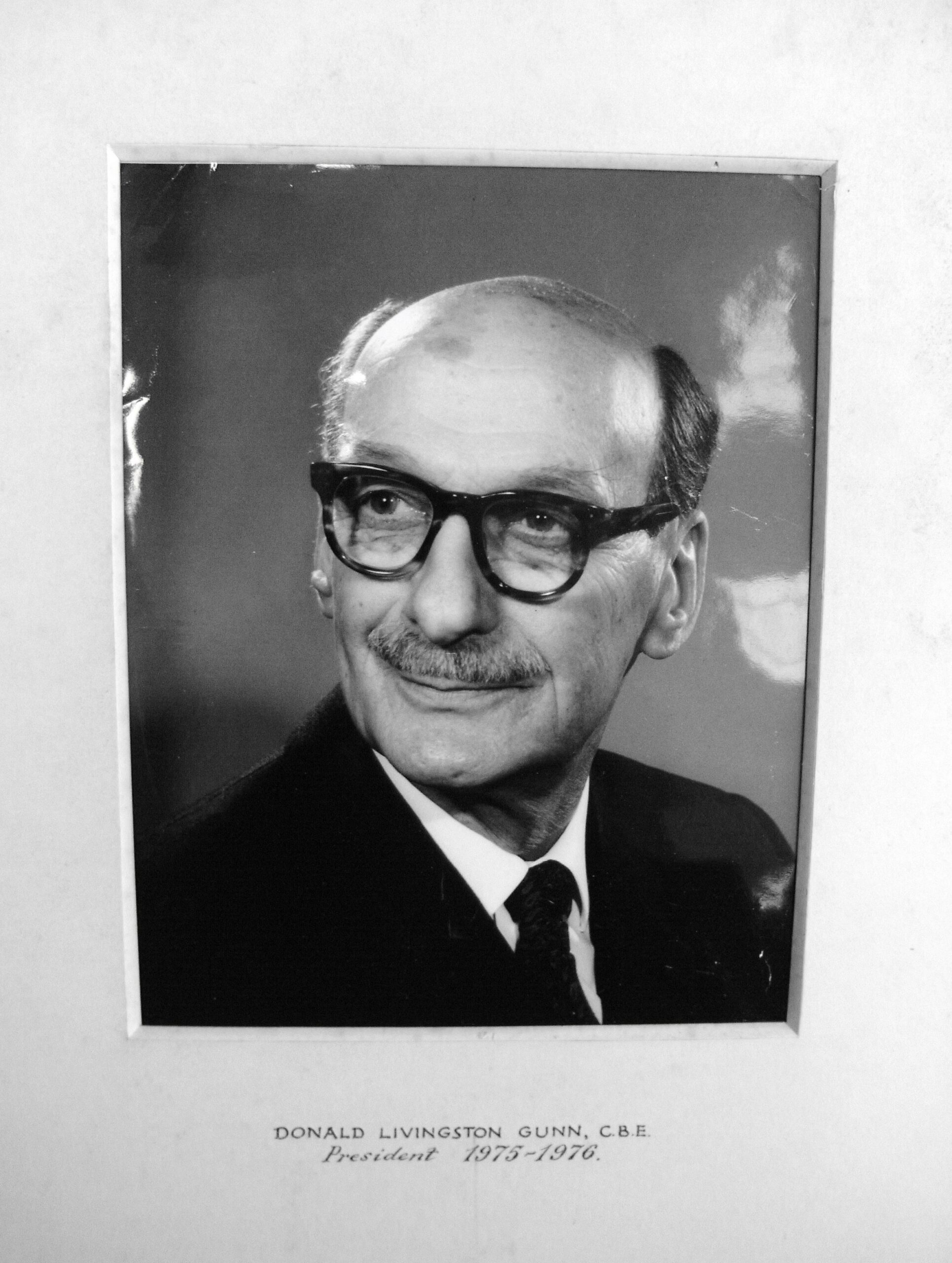 RES President Donald Livingston Gunn (1975-76)