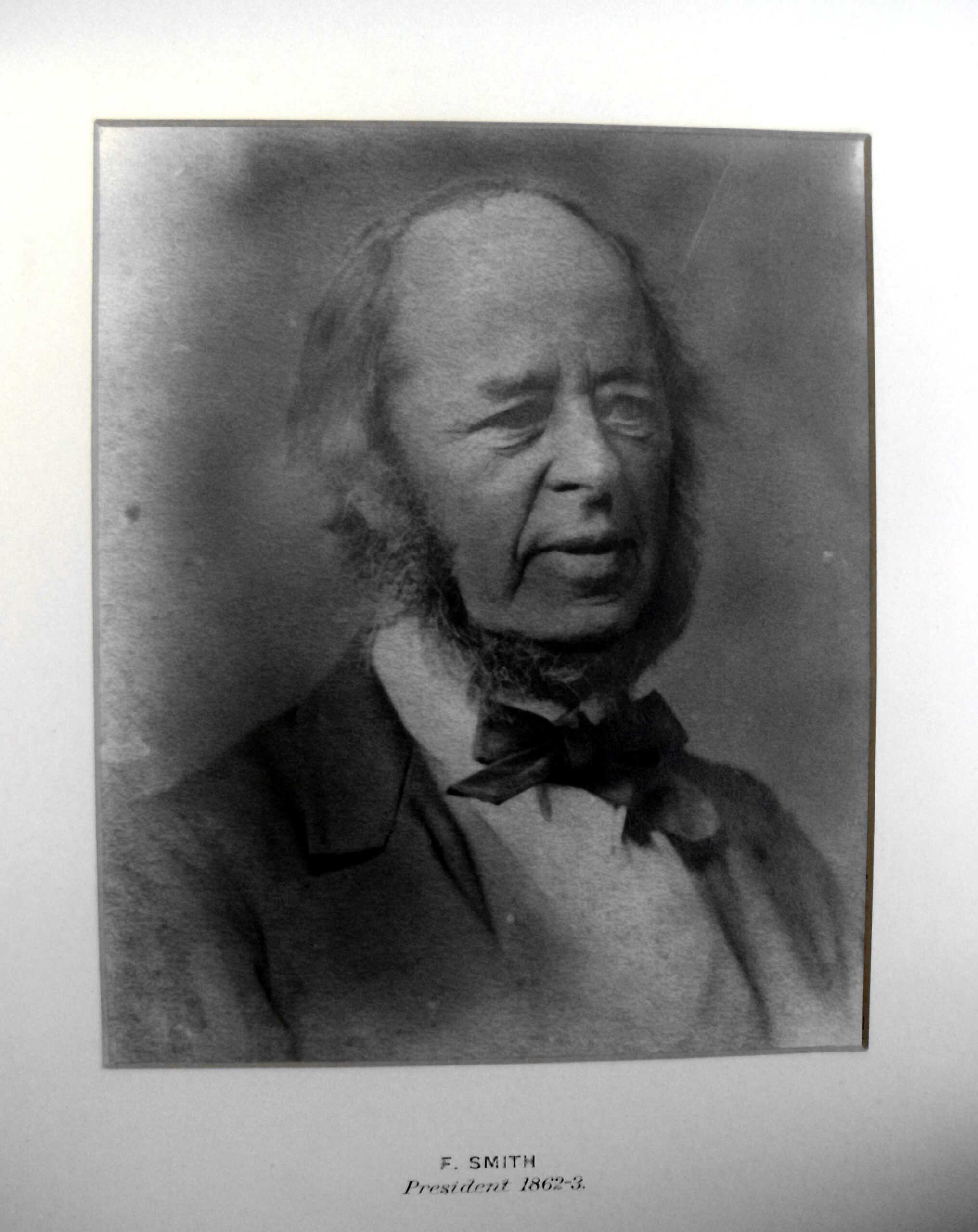RES President F. Smith (1862-63)