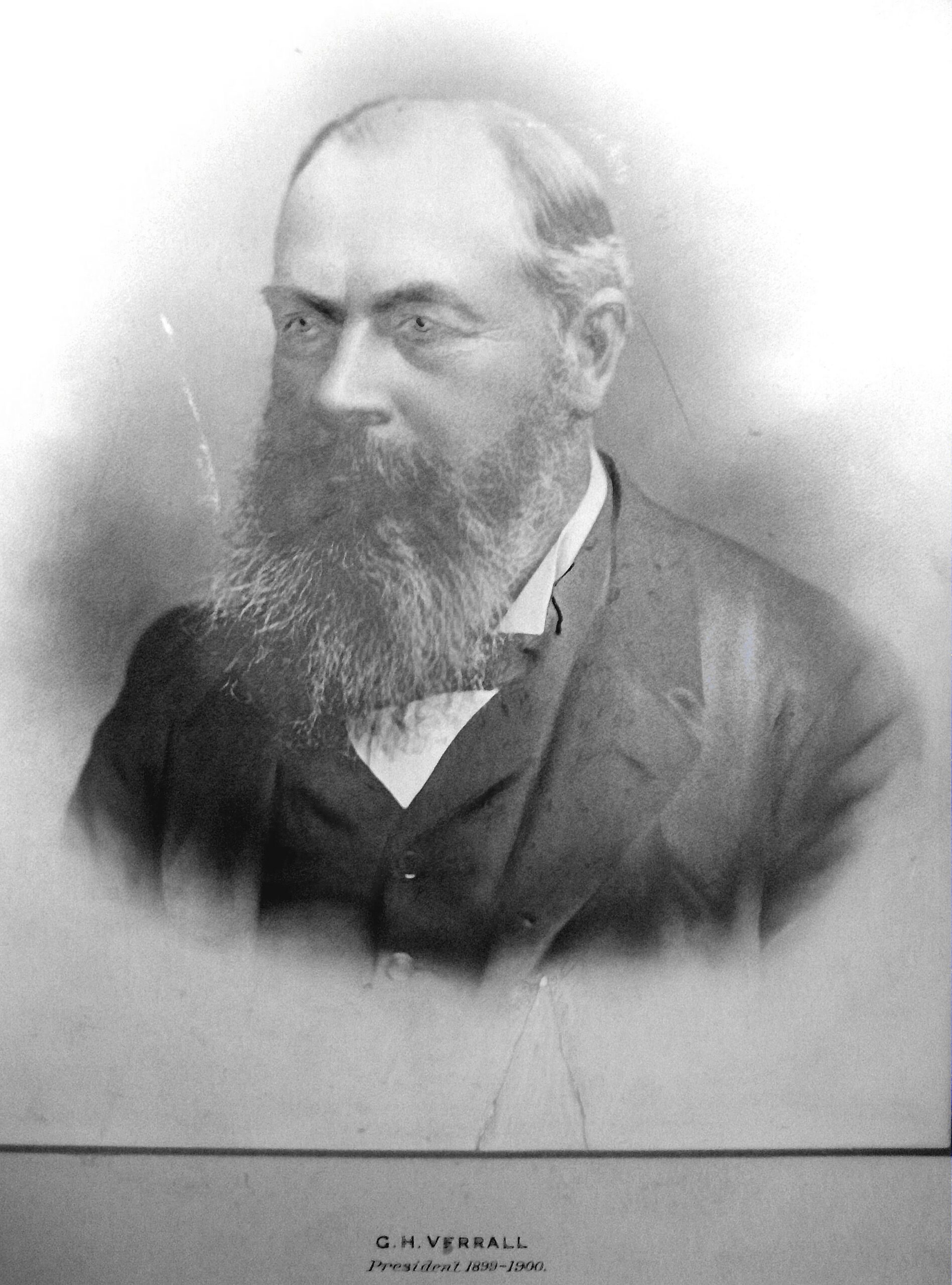RES President G. H. Verrall (1899-1900)