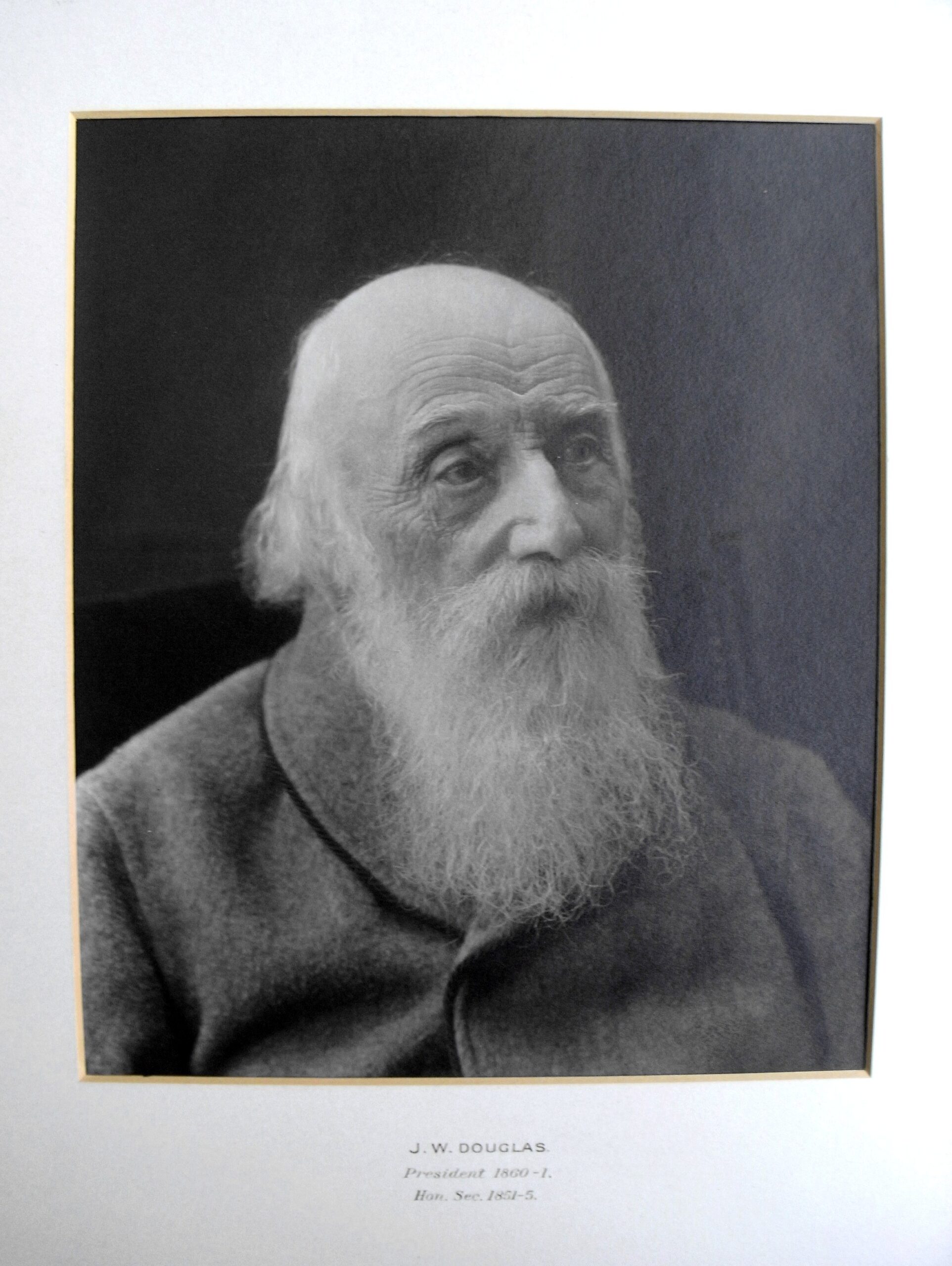 RES President J. W. Douglas (1860-61)