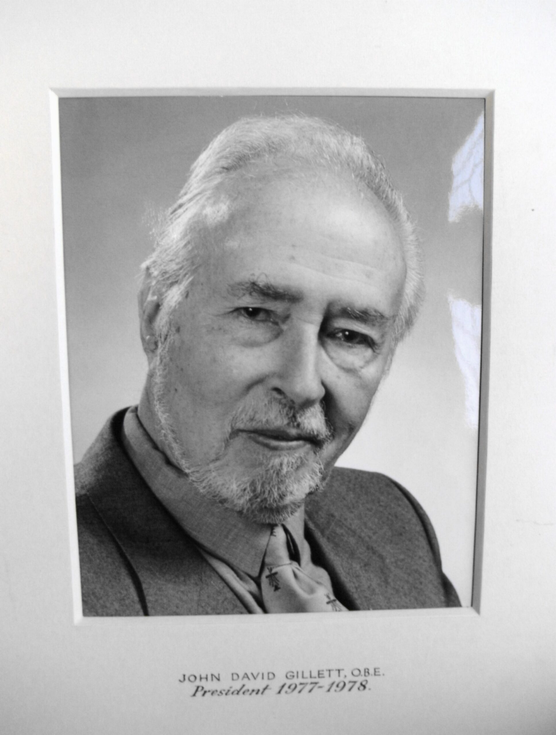 RES President John David Gillett (1977-78)