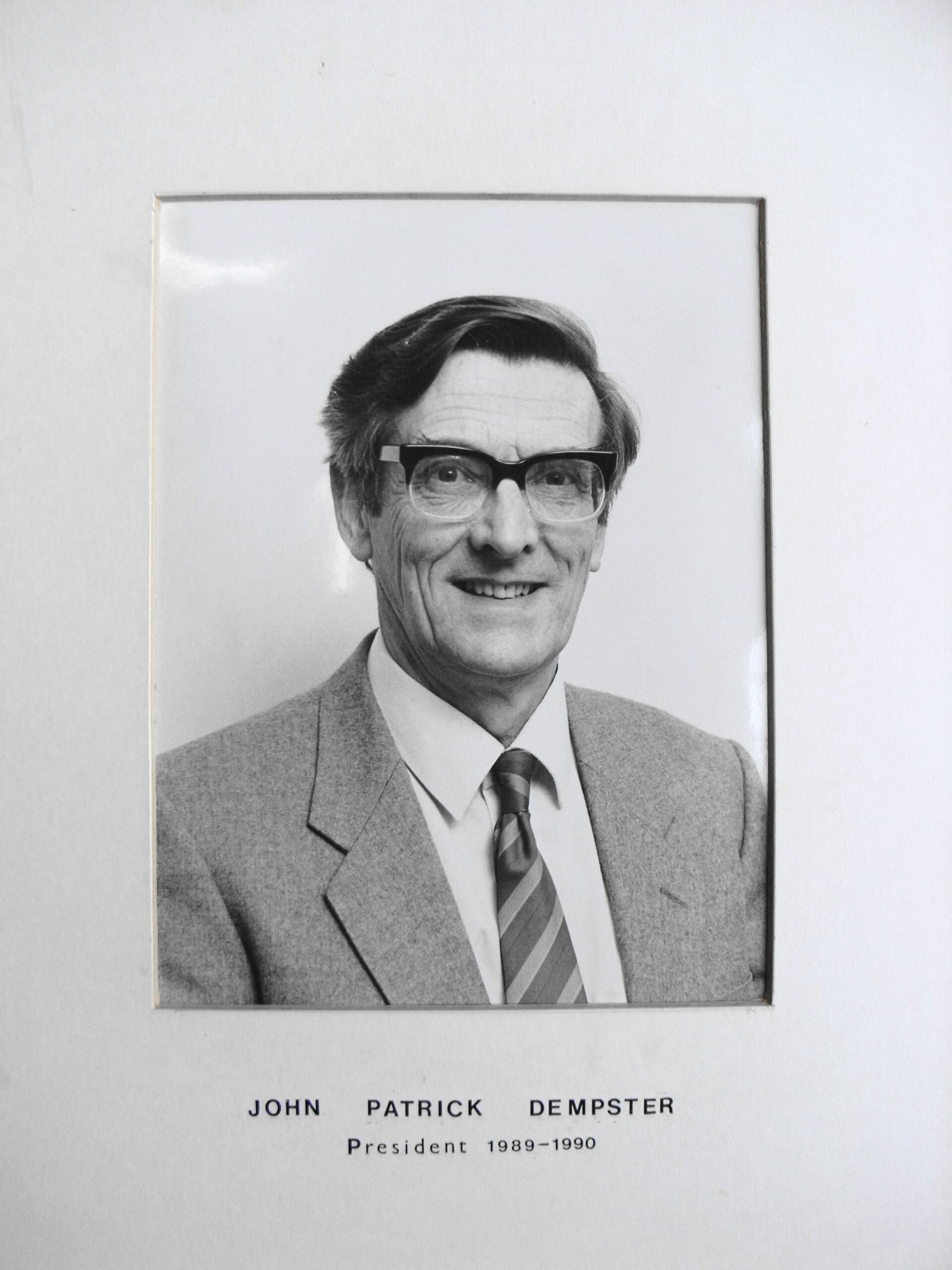 RES President John Pastrick Dempster (1989- 1990)
