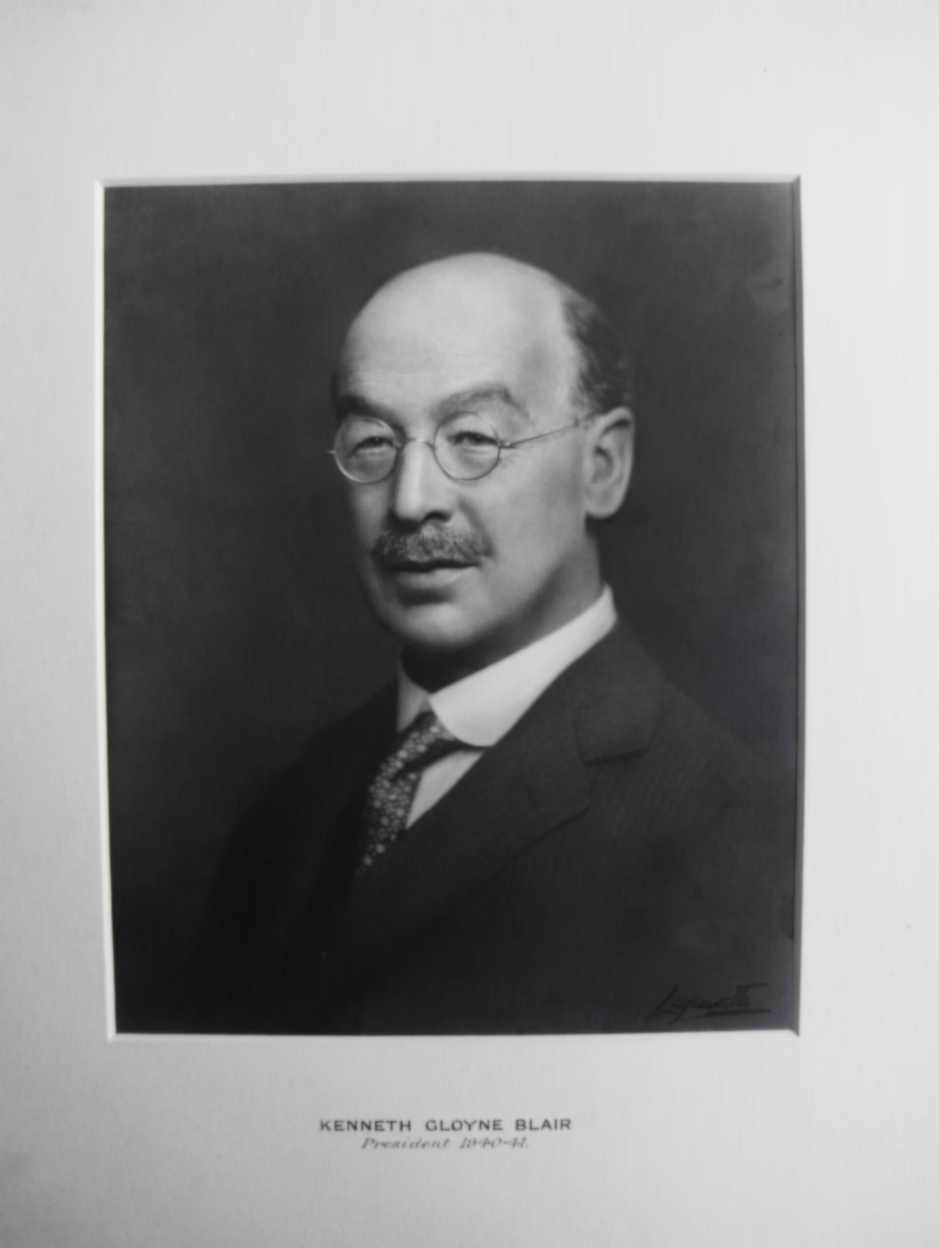 RES President Kenneth Gloyne Blair (1940-41)