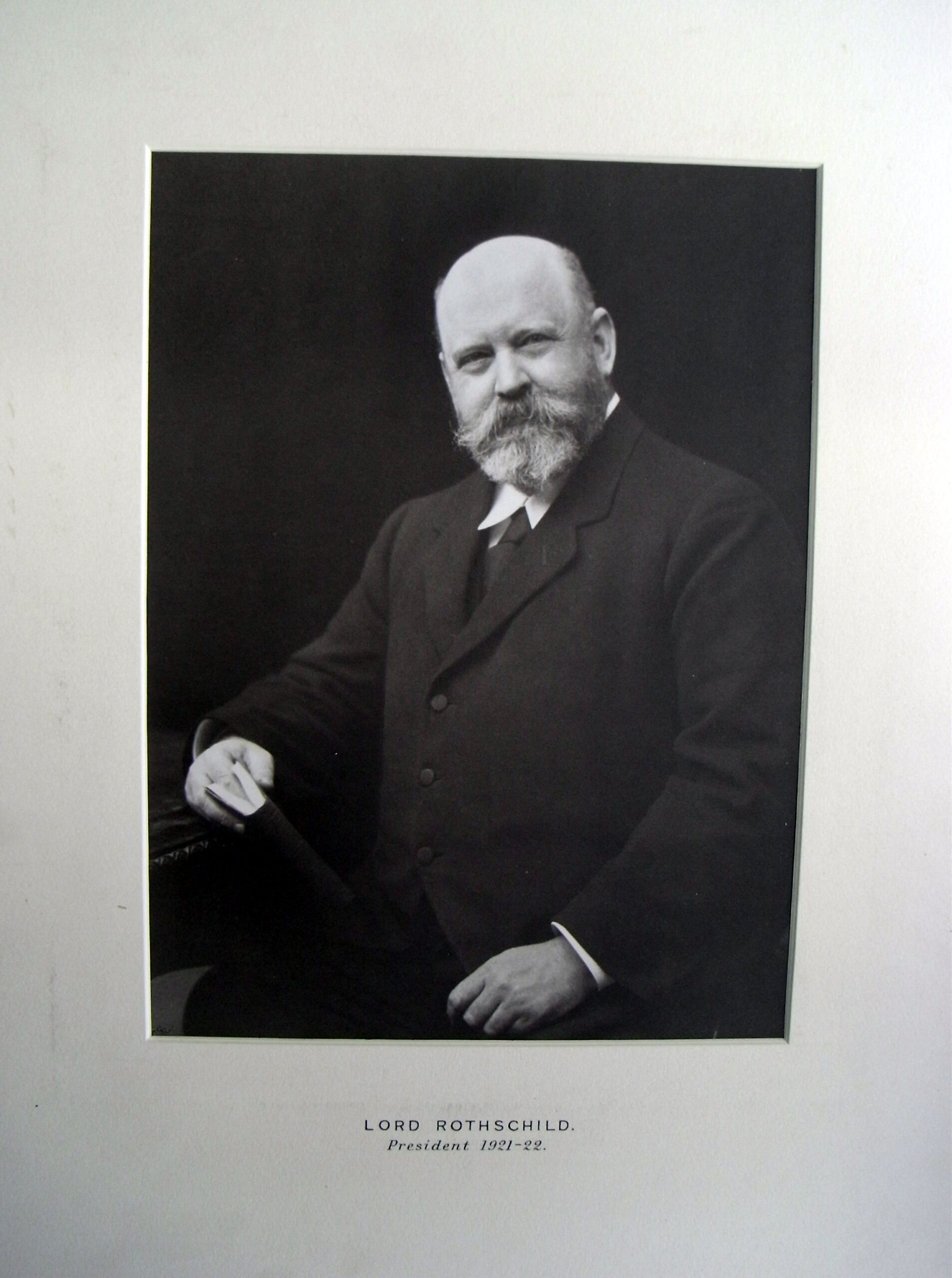 RES President Lord Rothschild (1921-22)