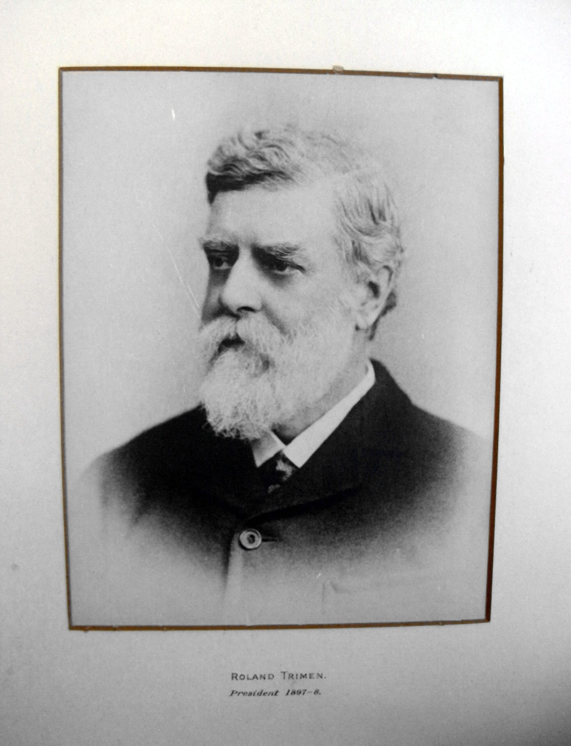 RES President Ronald Trimen (1897-98)