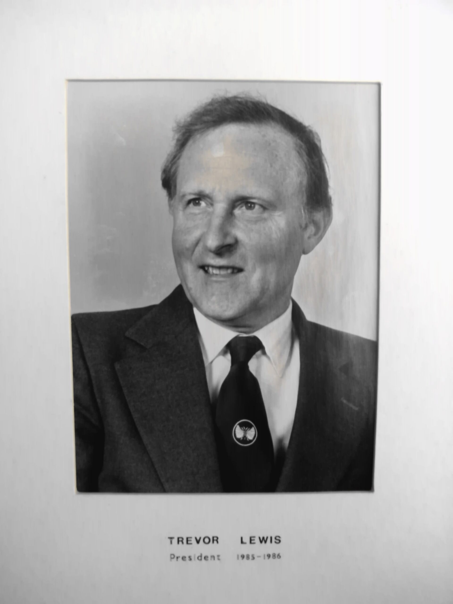 RES President Trevor Lewis (1985-86)